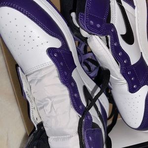 Court Purple Jordan 1s